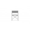 Azzurro Living Amalfi Director's Chair in White - Front