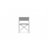 Azzurro Living Amalfi Director's Chair in White - Front - Azzurro Living Amalfi Director's Chair in White - Front