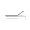 Azzurro Living Amalfi Lounger in White - Side