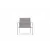 Azzurro Living Amalfi Club Chair in White - Front
