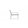 Azzurro Living Amalfi Club Chair in White - Side