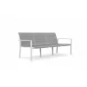 Azzurro Living Amalfi 3 Seat Sofa in White - Angled - Azzurro Living Amalfi 3 Seat Sofa in White - Angled