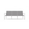 Azzurro Living Amalfi 3 Seat Sofa in White - Front
