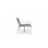 Azzurro Living Amalfi 3 Seat Sofa in White - Side - Azzurro Living Amalfi 3 Seat Sofa in White - Side