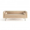 Aeon Barnaby Velvet Sofa Sand - Aeon Barnaby Velvet Sofa Sand
