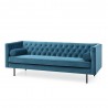 Aeon Barnaby Velvet Sofa Dusty Blue Velvet - Aeon Barnaby Velvet Sofa Dusty Blue Velvet