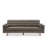 Aeon Oscar Leatherette Sofa Vintage Grey Leatherette - Aeon Oscar Leatherette Sofa Vintage Grey Leatherette