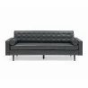 Aeon Oscar Leatherette Sofa Vintage Black Leatherette - Aeon Oscar Leatherette Sofa Vintage Black Leatherette