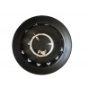 AZ Patio Round Portable Camp Fire Pit in Black - Angle