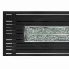 AZ Patio Heaters Outdoor Rectangle Fire Pit in Black Mocha with Wind Screen - Detail - AZ Patio Heaters Outdoor Rectangle Fire Pit in Black Mocha with Wind Screen - Detail