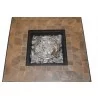 AZ Patio Heaters Square Tile Top Firepit - Closeup View - AZ Patio Heaters Square Tile Top Firepit - Closeup View