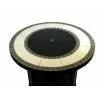AZ Patio Heaters Round Tile Top Firepit - Closeup Angle - AZ Patio Heaters Round Tile Top Firepit - Closeup Angle