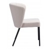 Aimee Dining Chair in Beige- Side view 1