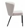 Aimee Dining Chair in Beige- Side view 1 - Aimee Dining Chair in Beige- Side view 1