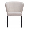 Aimee Dining Chair in Beige- front view 1