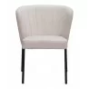 Aimee Dining Chair in Beige- front view 1 - Aimee Dining Chair in Beige- front view 1