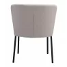 Aimee Dining Chair in Beige- back view 2 - Aimee Dining Chair in Beige- back view 2