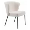 Aimee Dining Chair in Cream- Side view 2 - Aimee Dining Chair in Cream- Side view 2
