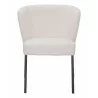 Aimee Dining Chair in Cream- front view 1 - Aimee Dining Chair in Cream- front view 1
