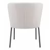 Aimee Dining Chair in Cream- back view 1 - Aimee Dining Chair in Cream- back view 1