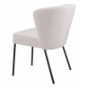 Aimee Dining Chair in Cream- back view 2