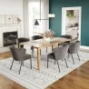 Aimee Dining Chair in Gray- Lifestyle 2 - Aimee Dining Chair in Gray- Lifestyle 2