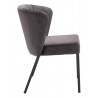 Aimee Dining Chair in Gray- side view 2