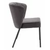 Aimee Dining Chair in Gray- side view 2 - Aimee Dining Chair in Gray- side view 2
