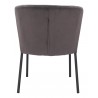 Aimee Dining Chair in Gray- back view 1