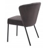 Aimee Dining Chair in Gray- back view 2