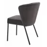 Aimee Dining Chair in Gray- back view 2 - Aimee Dining Chair in Gray- back view 2