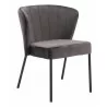 Aimee Dining Chair in Gray- side view 1 - Aimee Dining Chair in Gray- side view 1