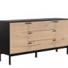 Sunpan Rosso Sideboard Medium - Front Side Angle