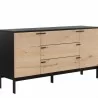 Sunpan Rosso Sideboard Medium - Front Side Angle - Sunpan Rosso Sideboard Medium - Front Side Angle