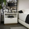 Sunpan Jenkins Nightstand High Gloss Cream - Lifestyle