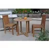 Anderson Teak Montage Saratoga 3-Pieces Dining Set - Anderson Teak Montage Saratoga 3-Pieces Dining Set