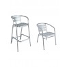 Aluminum Dining Chair - AL-02 - With Stool