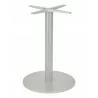 Cast Weighted Aluminum Table Stand - AL-2400 23×3 - Silver - Cast Weighted Aluminum Table Stand - AL-2400 23×3 - Silver