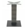Aluminum PE Wicker Post Table Stand - AL-2500 18×6 WIC - Black - Aluminum PE Wicker Post Table Stand - AL-2500 18×6 WIC - Black