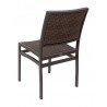 Aluminum Side Chair W/ Textile Back and Seat - AL-5625 - Safari - Back