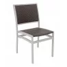 Aluminum Side Chair W/ Textile Back and Seat - AL-5625 - Silver Java - Aluminum Side Chair W/ Textile Back and Seat - AL-5625 - Silver Java