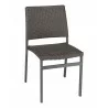 Powder Coating Aluminum Side Chair W/ Textile Back and Seat - AL-5725S - Powder Coating Aluminum Side Chair W/ Textile Back and Seat - AL-5725S