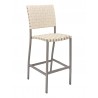 Powder Coated Aluminum Barstool - BAL-5800S - Taupe