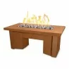 The Outdoor Plus  Alameda Corten Steel Fire Table - The Outdoor Plus  Alameda Corten Steel Fire Table