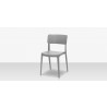 Source Furniture Albany Resin Dining Side Chair 12 Gray