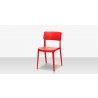 Source Furniture Albany Resin Dining Side Chair 6 Red