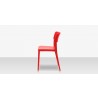 Source Furniture Albany Resin Dining Side Chair 4 Red