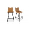 Alibi Counter Stool Tan - Set Of Two
