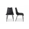 Alibi Dining Chair Matte Black- Set Of Two - Alibi Dining Chair Matte Black- Set Of Two