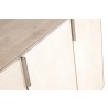 Essentials For Living Alina Shagreen Media Sideboard - Top Angled
